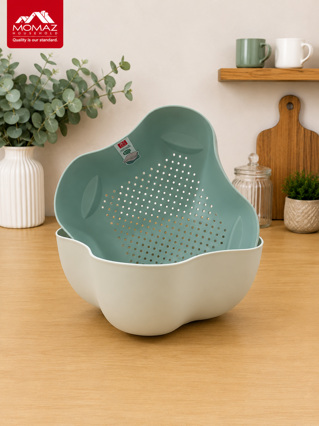 Momaz Wash & Drain Bowl Set 22 CM