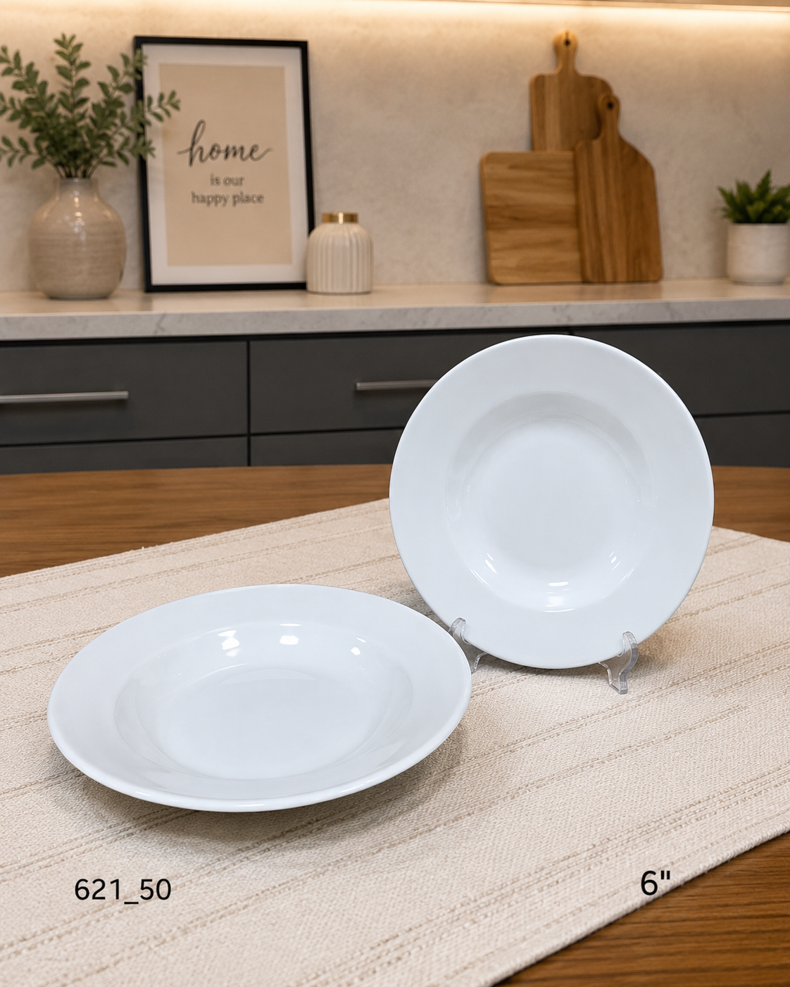 Momaz Porcelain Deep Plate – 6 Inch