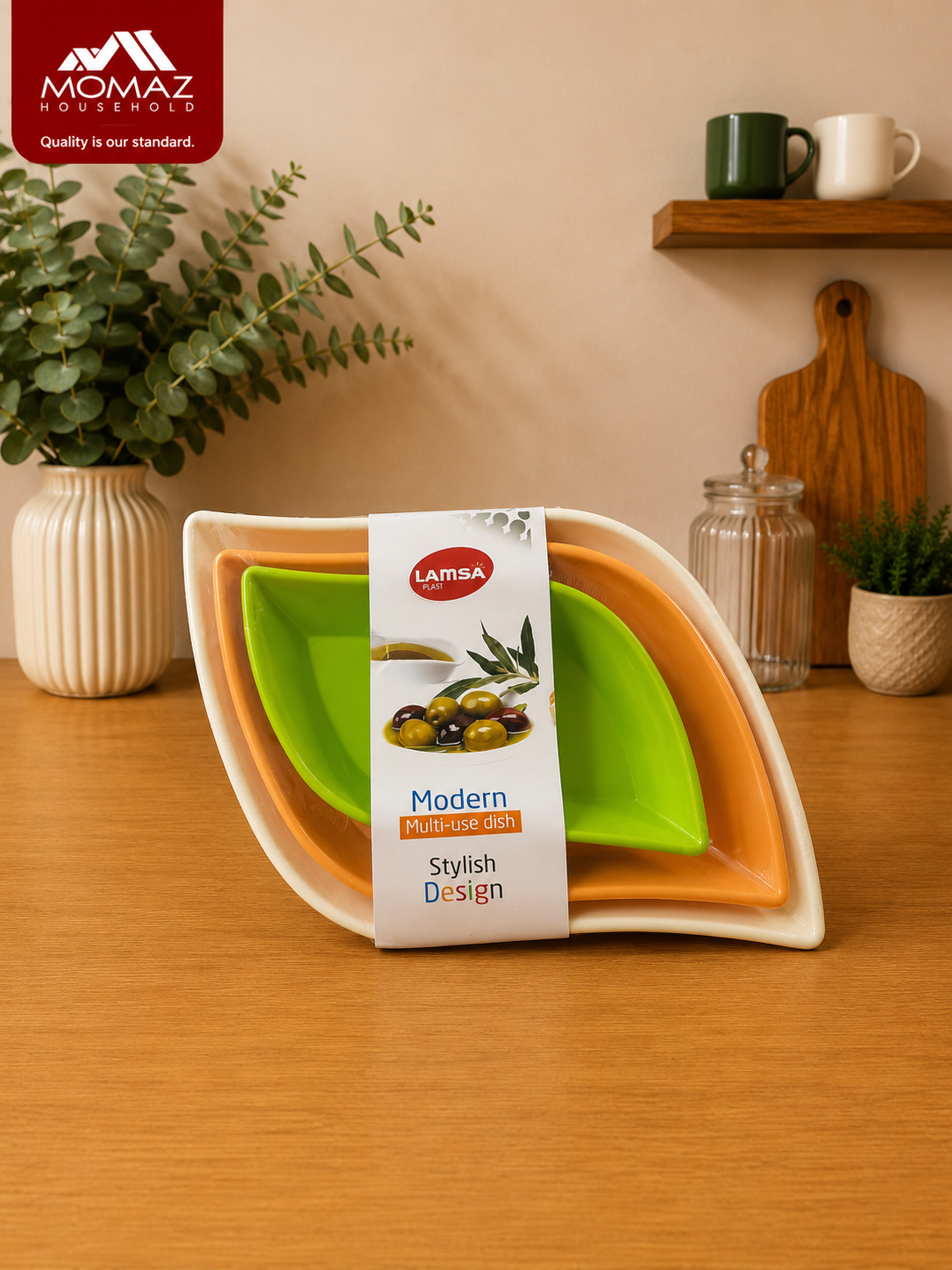Momaz Modern Multi-Use Dish Set 3-Pcs