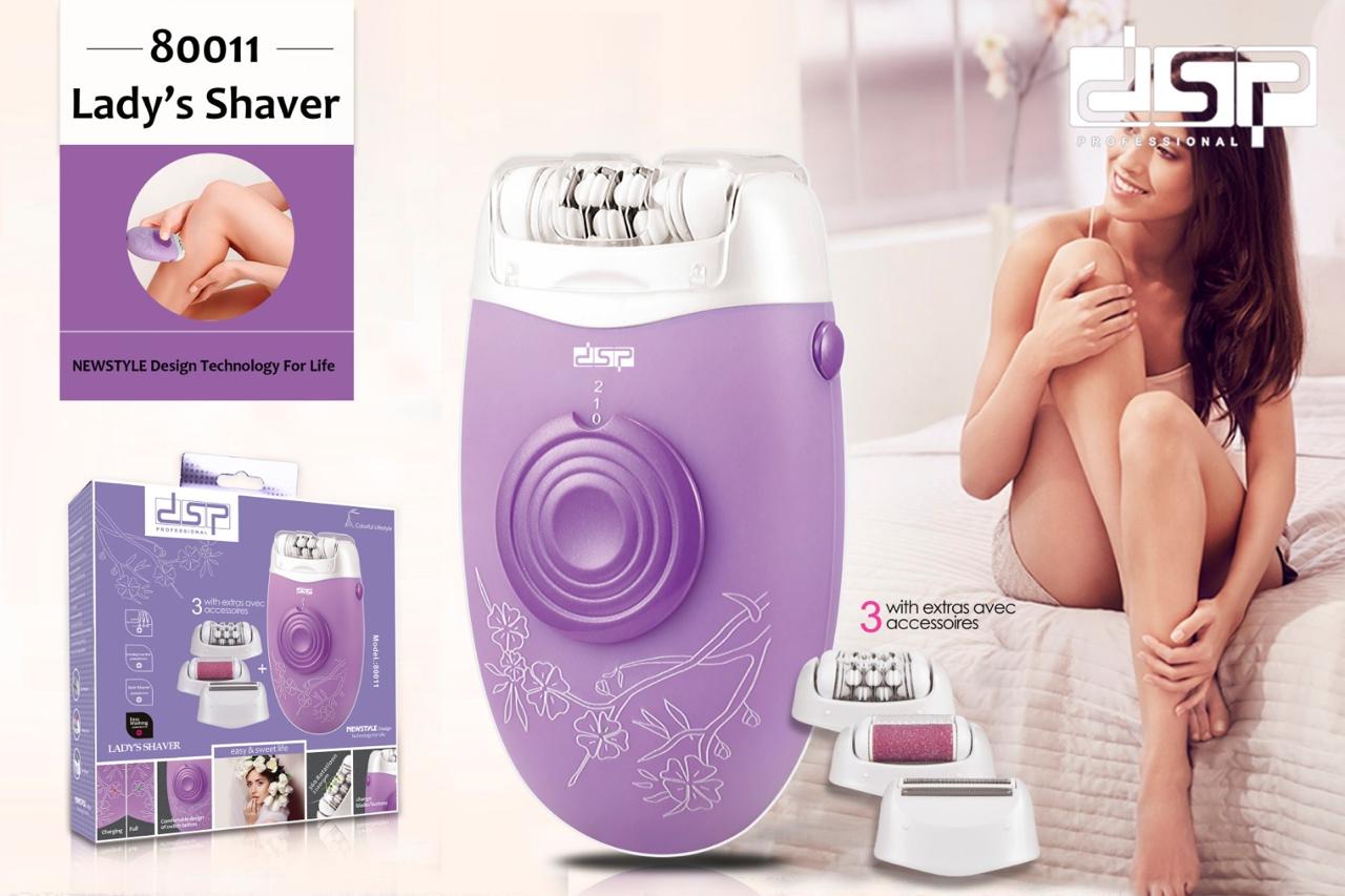 DSP Lady’s Shaver – Model 80011 (3 Attachments)