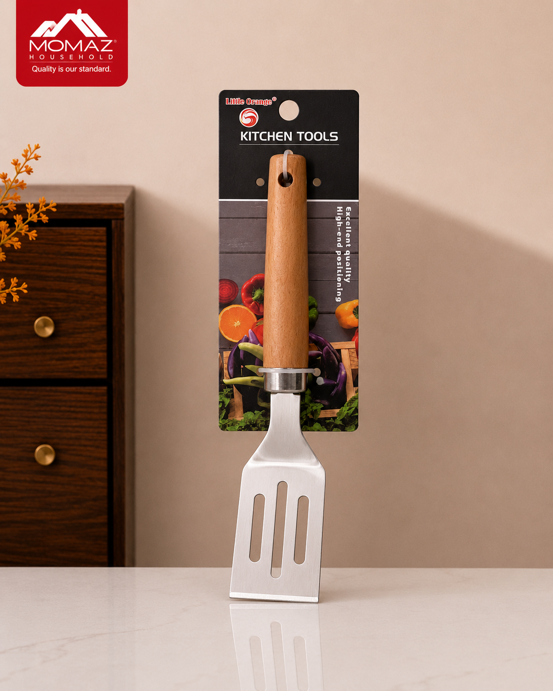 Momaz Stainless Steel Slotted Spatula