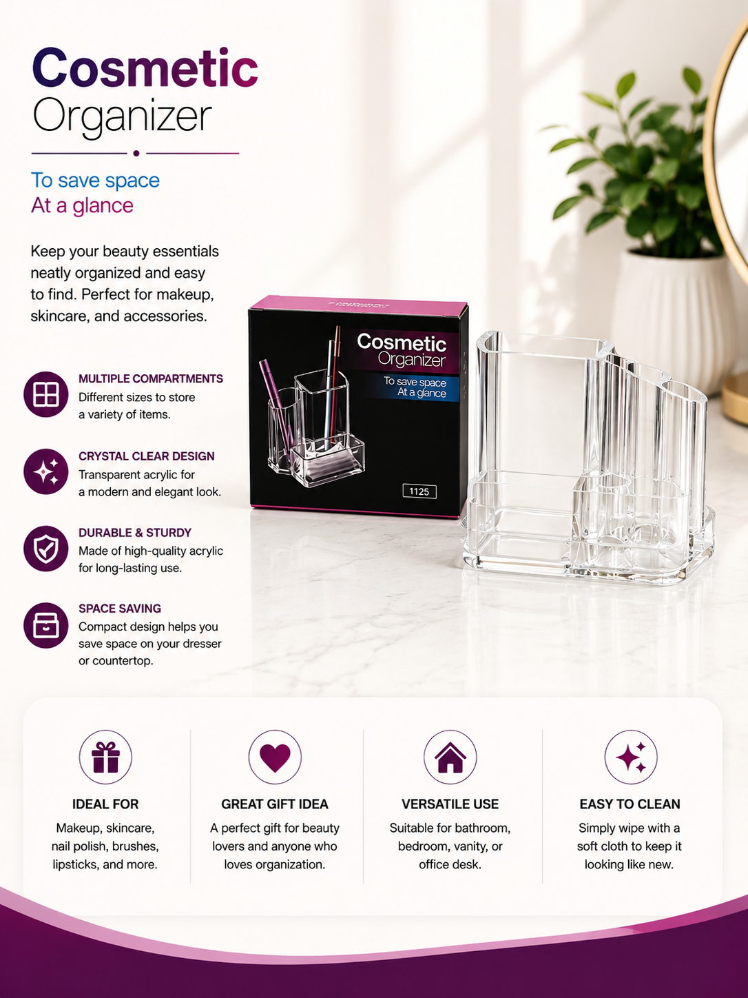 Momaz Cosmetic Organizer