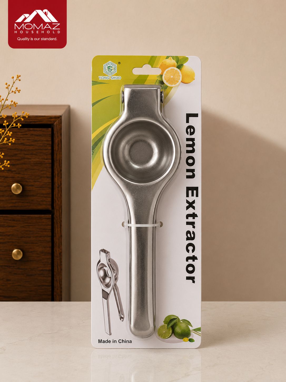 Momaz Lemon Extractor – Stainless Steel Manual Citrus Squeezer