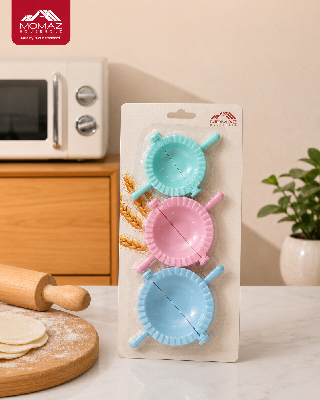 Momaz Dumpling Maker Set – 3 Pieces