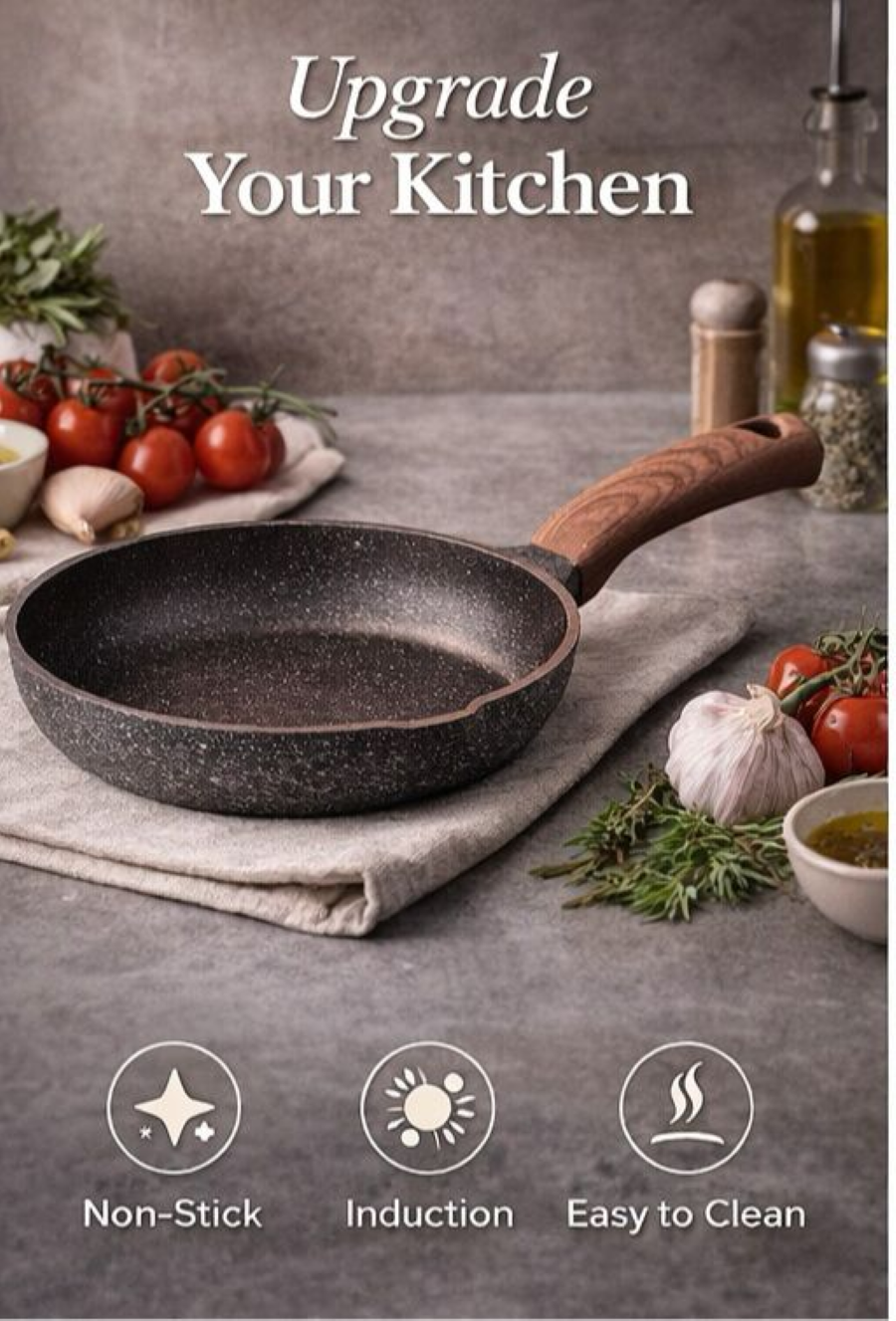 DSP Non-Stick Fry Pan – Premium Cooking Performance (24cm)