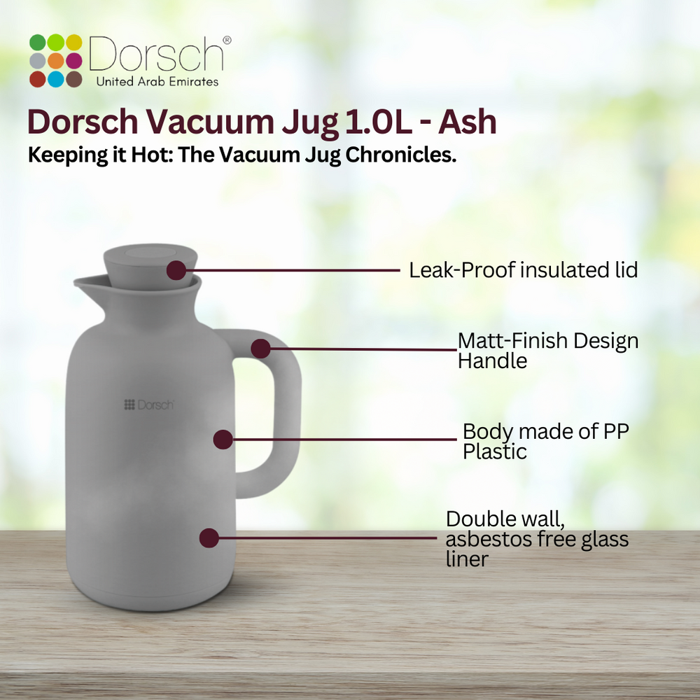 Dorsch Vacuum Jug 1.0L – Ash