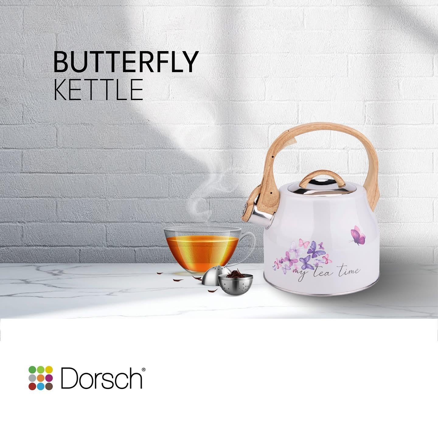 Dorsch® Steel Kettle – Stainless Steel (2.5L)