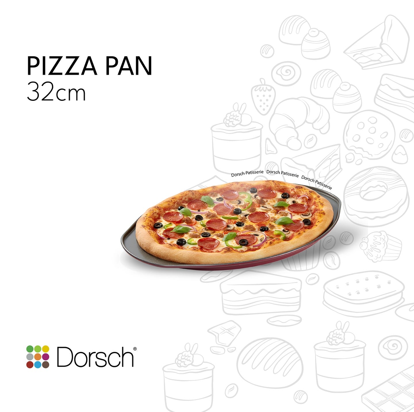Pizza Pan 32 cm – Premium Baking Series