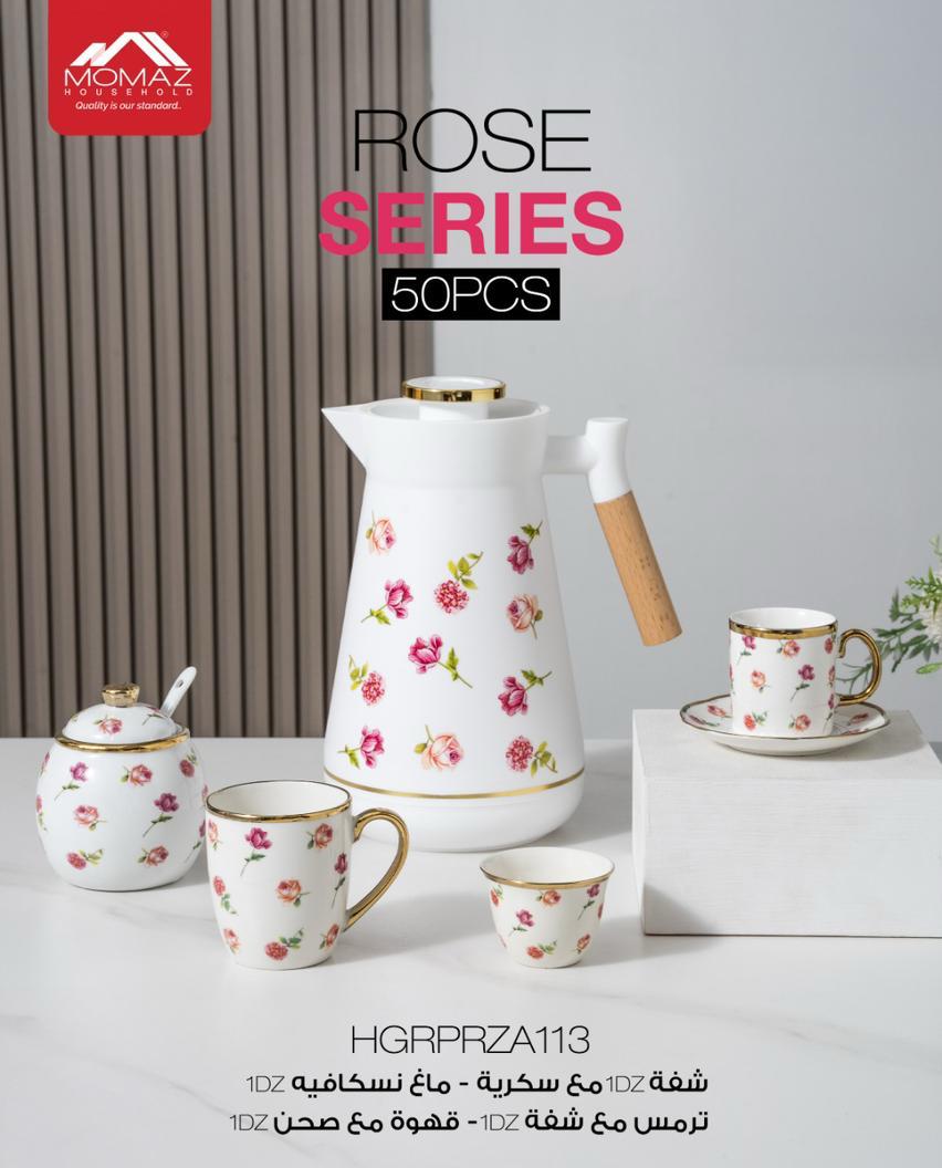 Momaz Rose Series Hospitality Set – 50 Pieces
