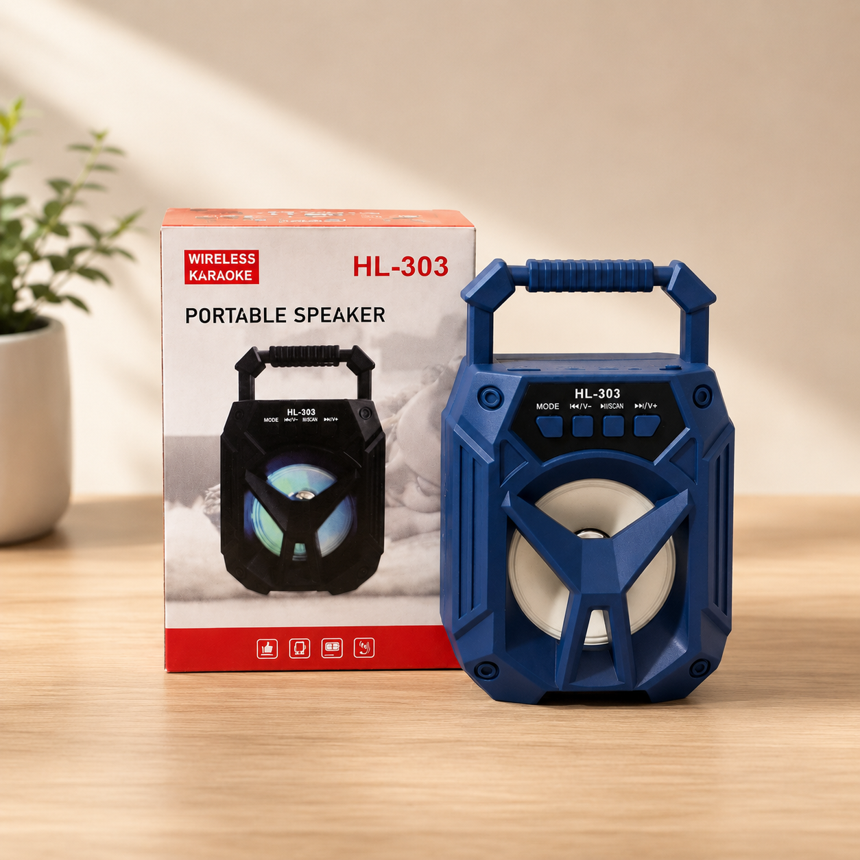 HL-303 Wireless Karaoke Portable Speaker
