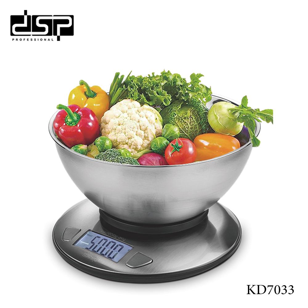 DSP Digital Kitchen Scale – KD7033 (5KG Capacity, 2000ml Bowl)
