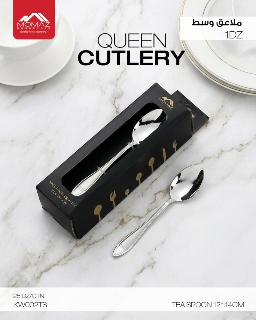 Momaz Queen Cutlery – Tea Spoon Set (6PCS) – KW002TS