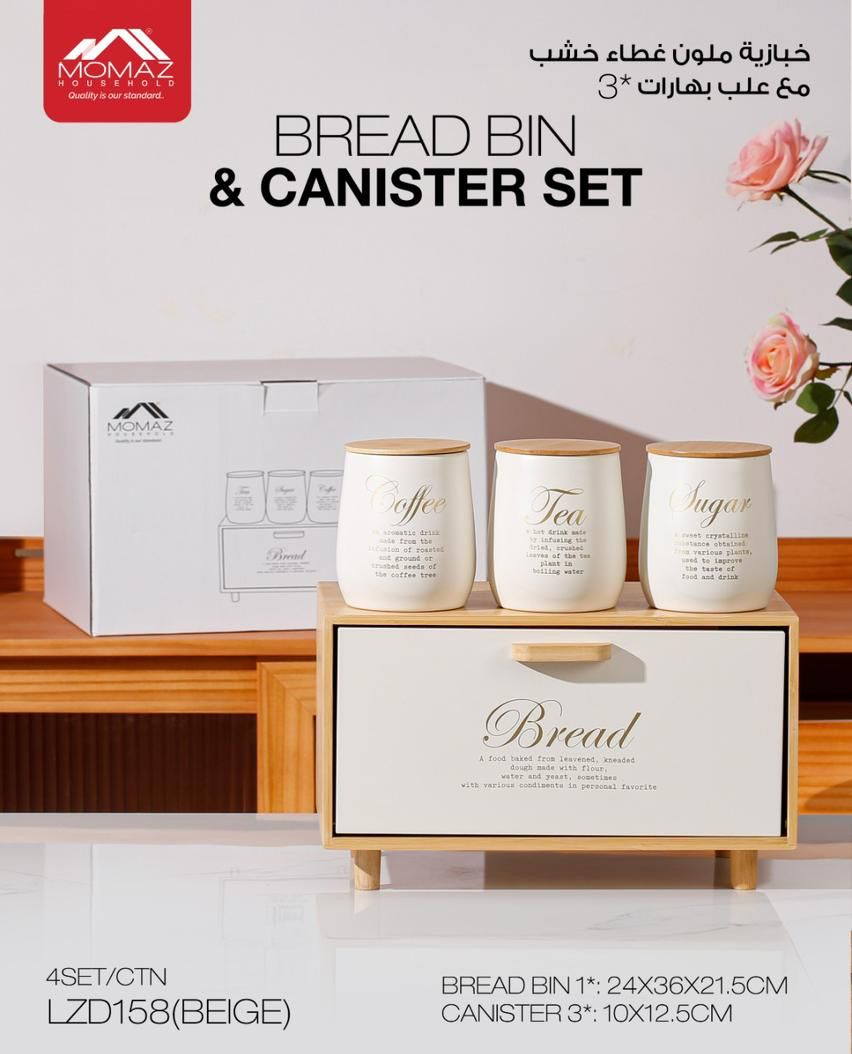 Momaz Luxury Bread Storage & Canister Set