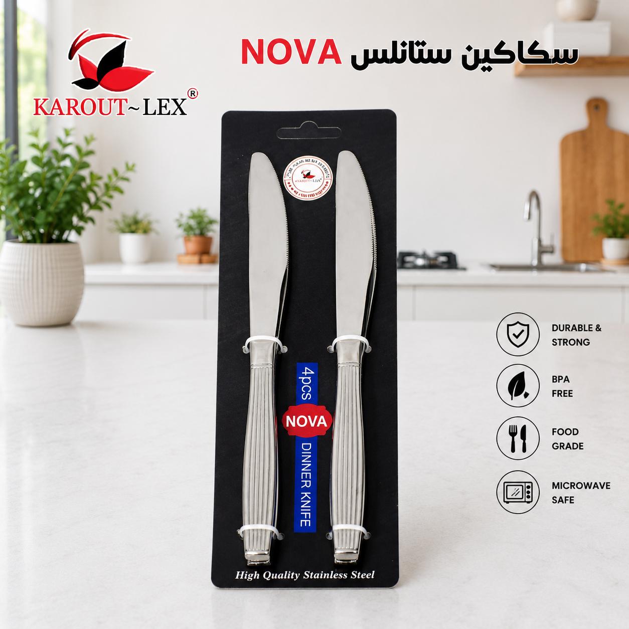 Karout-Lex NOVA Stainless Steel Cutlery Collection