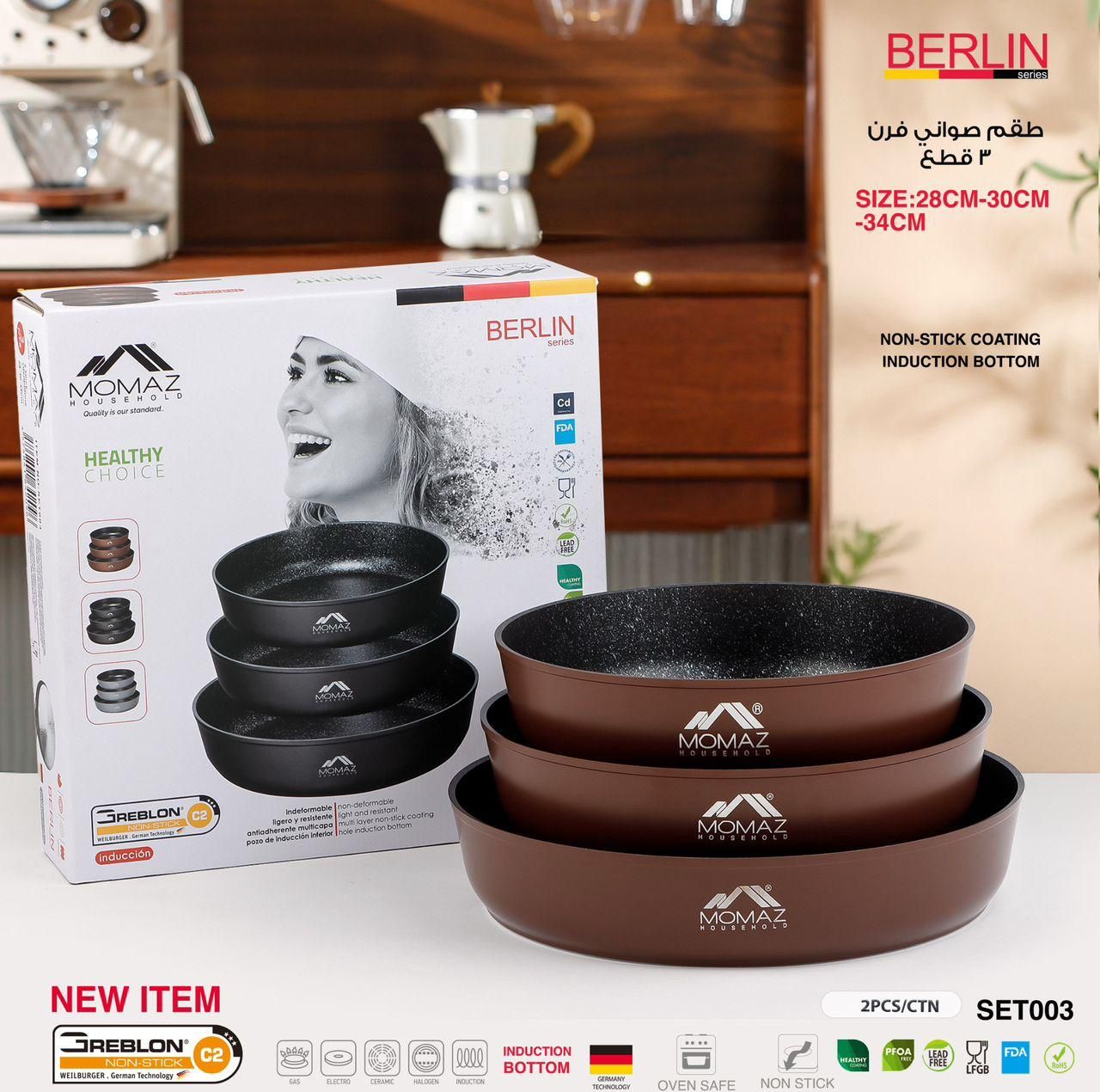 Momaz Berlin Pro Oven Tray Set – 3 Pcs
