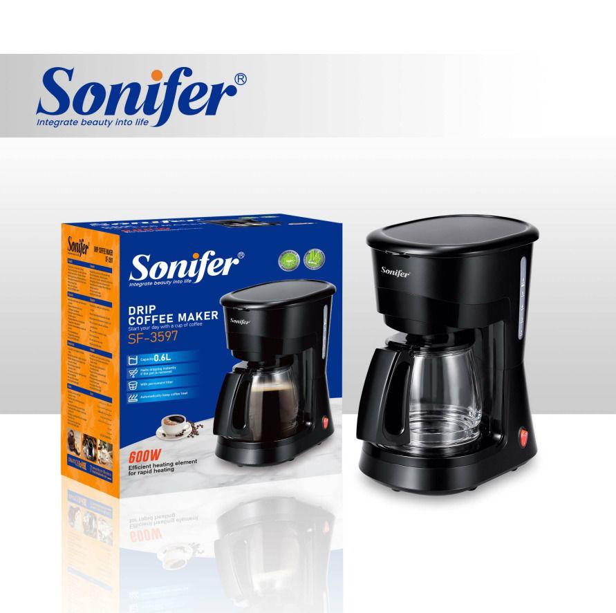 Sonifer Drip Coffee Maker – 0.6L (SF-3597)