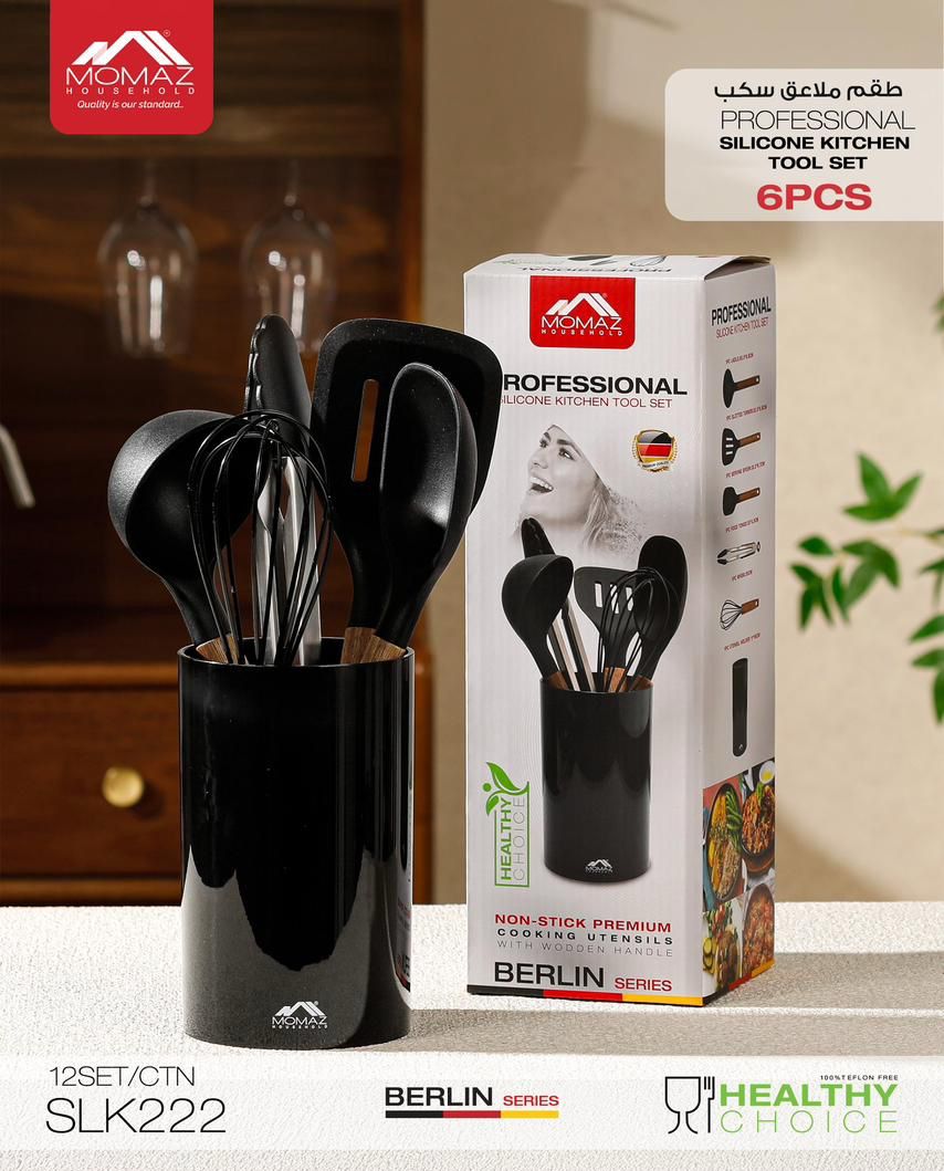 Momaz Berlin Series – Professional Silicone Kitchen Tool Set (6PCS) | SLK222