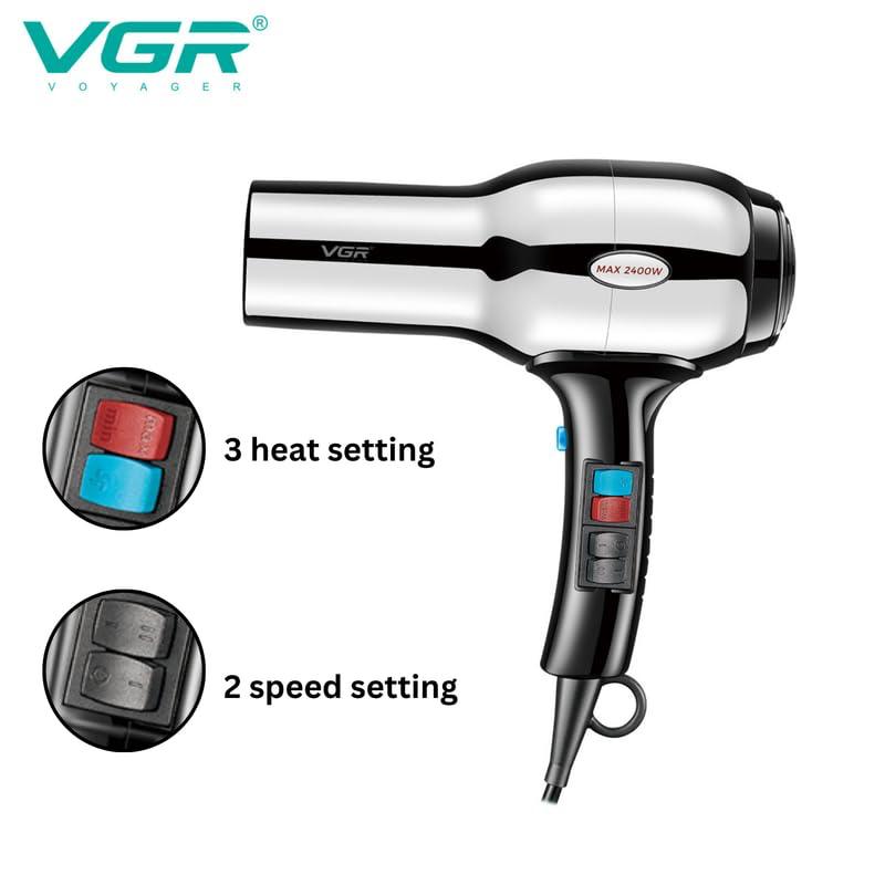 مجفف الشعر الاحترافي VGR V-465 – 2400 واط