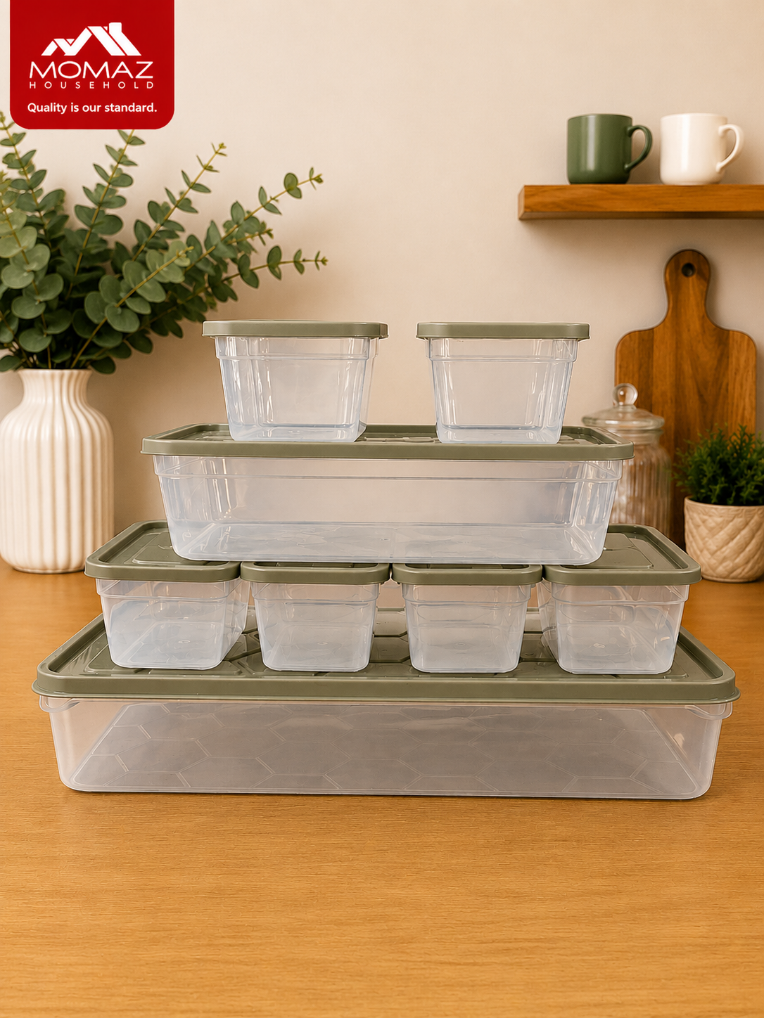 Momaz Food Storage Container Set – 8 PCS