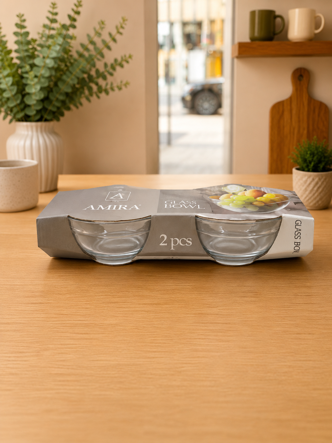 Momaz Glass Bowl Set – 2 PCS