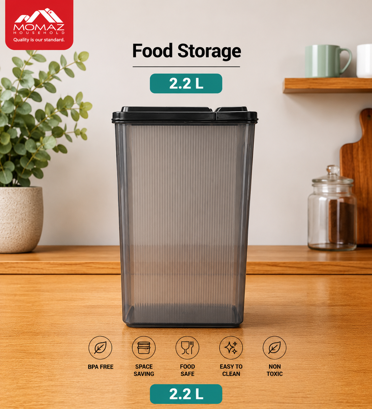 Momaz Food Storage Container 2.2L
