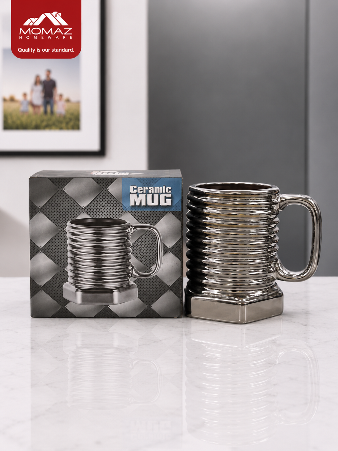 Momaz Industrial Style Ceramic Mug