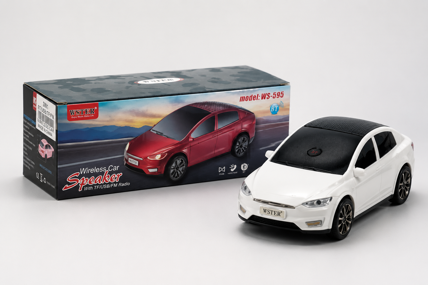WSTER WS-595 Wireless Car Speaker