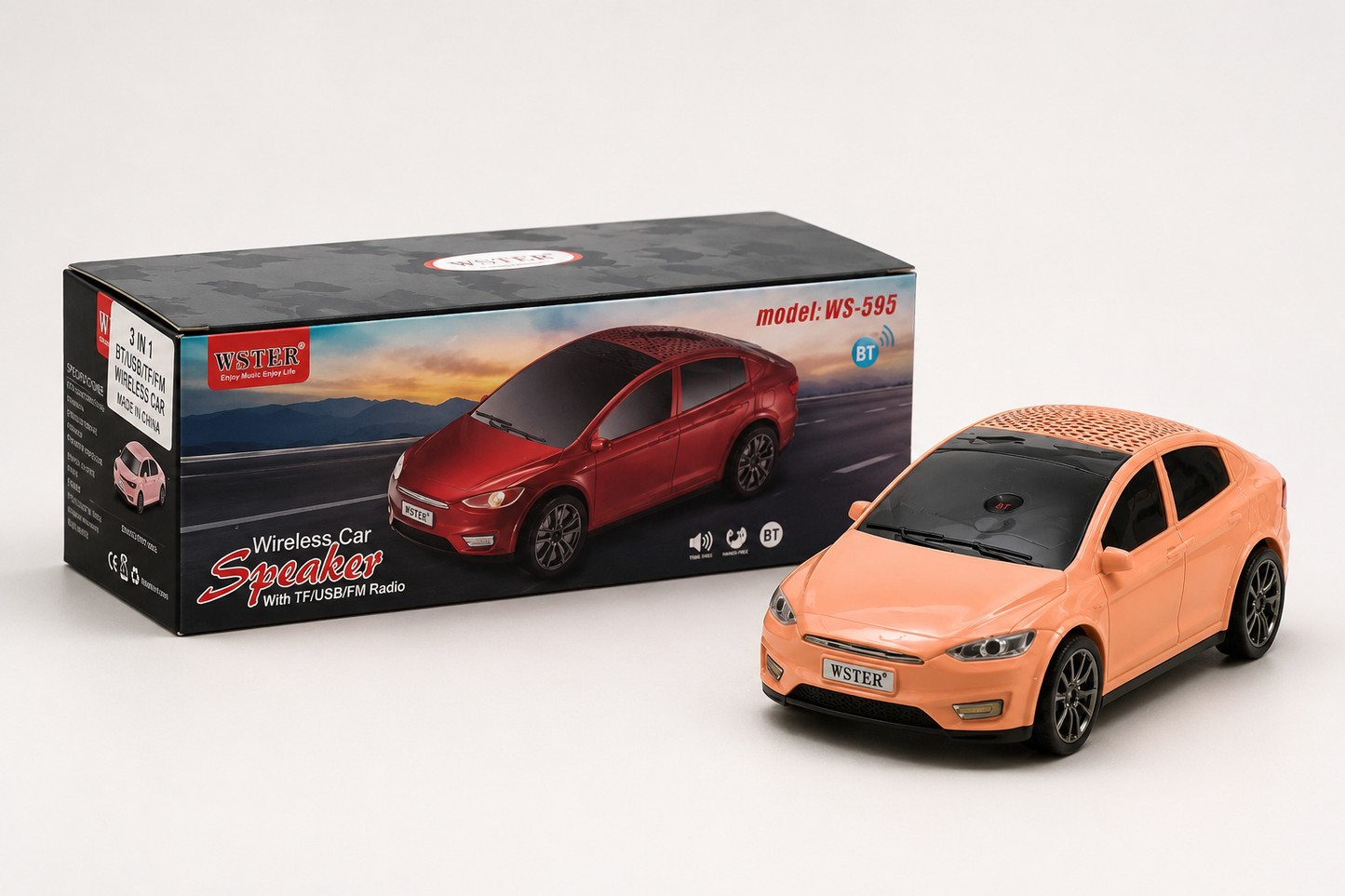WSTER WS-595 Wireless Car Speaker