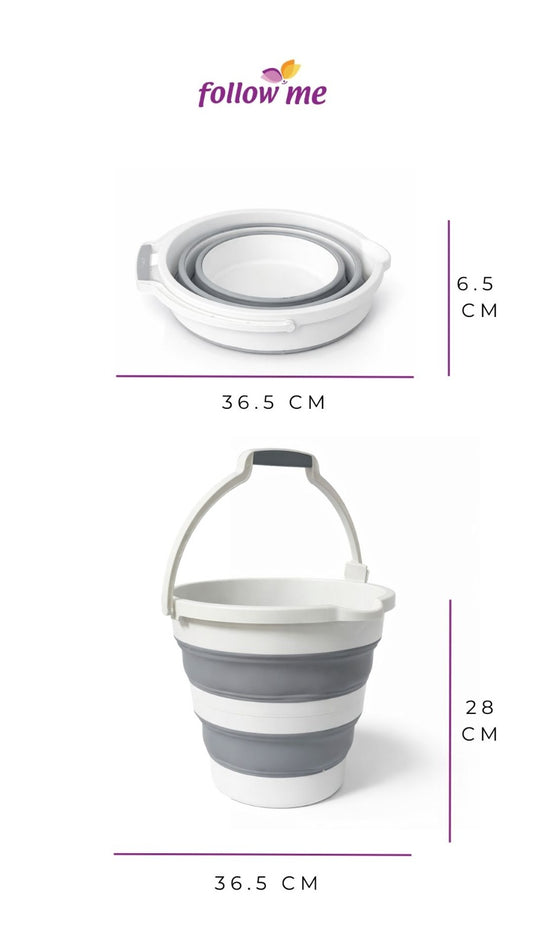 Follow Me Silicone Water Pail – 12 Liter (Code 311702)