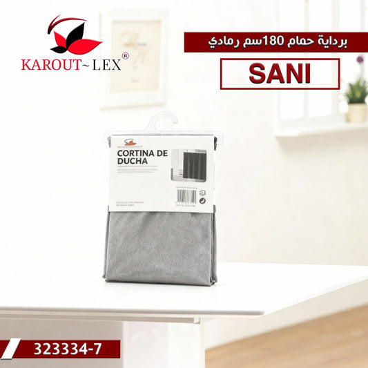 Karout Lex SANI Shower Curtain – Grey