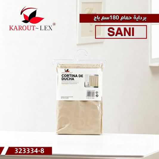 Karout Lex SANI Shower Curtain – Beige