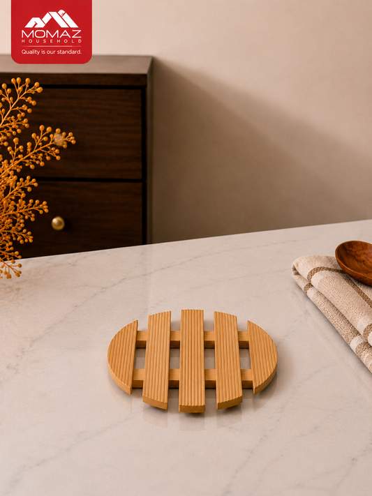 Momaz Bamboo Trivet Heat Resistant Mat