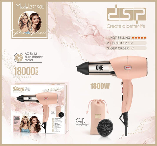 DSP Professional Hair Dryer – Model 37190U (1800W)