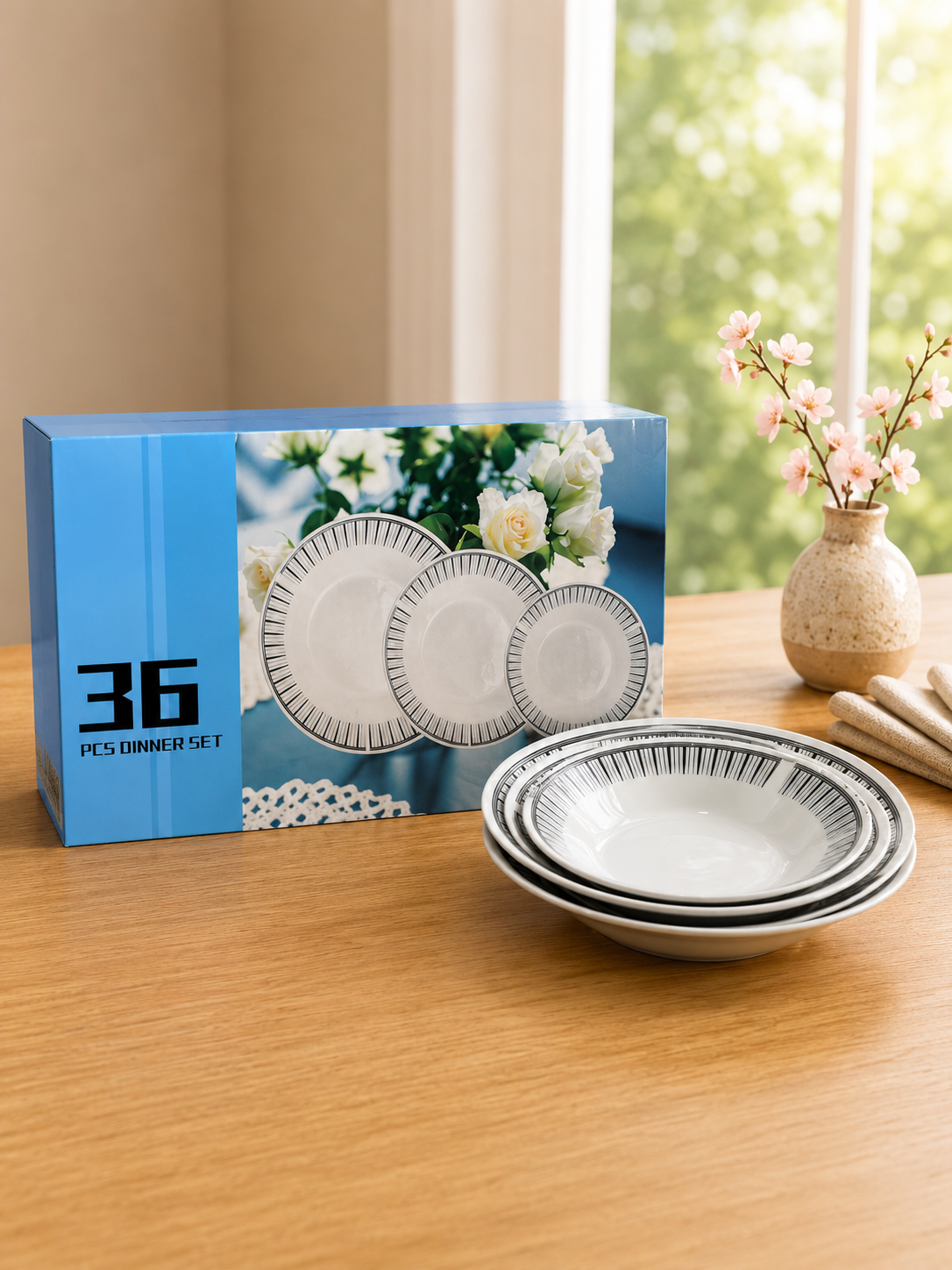 Karout-Lex Dinner Set – 36 PCS