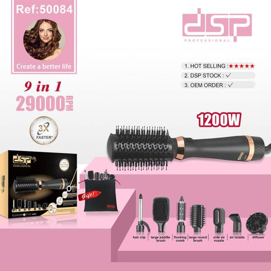 DSP 9-in-1 Hot Air Styler – 1200W