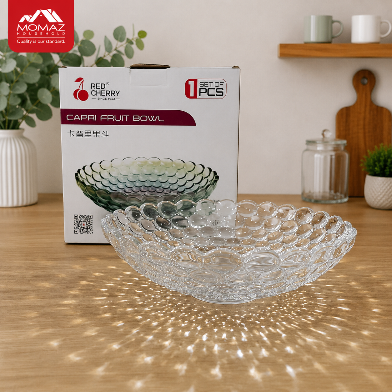 Red Cherry Capri Fruit Bowl