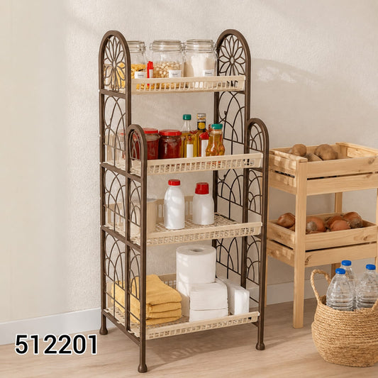Follow Me Pantry Shelf – 4 Tier Storage Rack