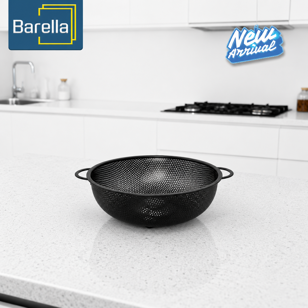 Barella Black Round Strainer Series