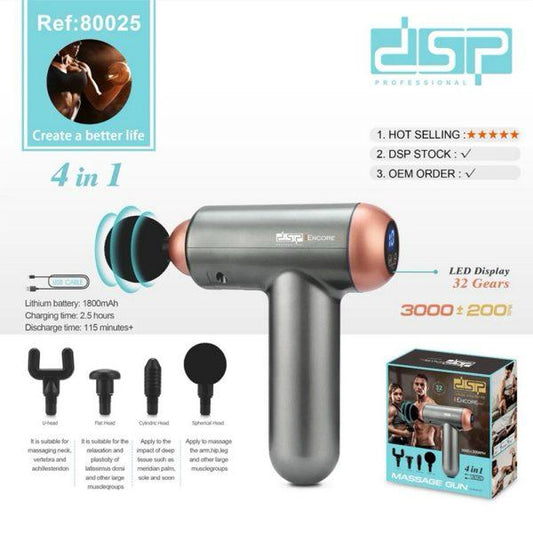 DSP 4-in-1 Massage Gun – Model 80025