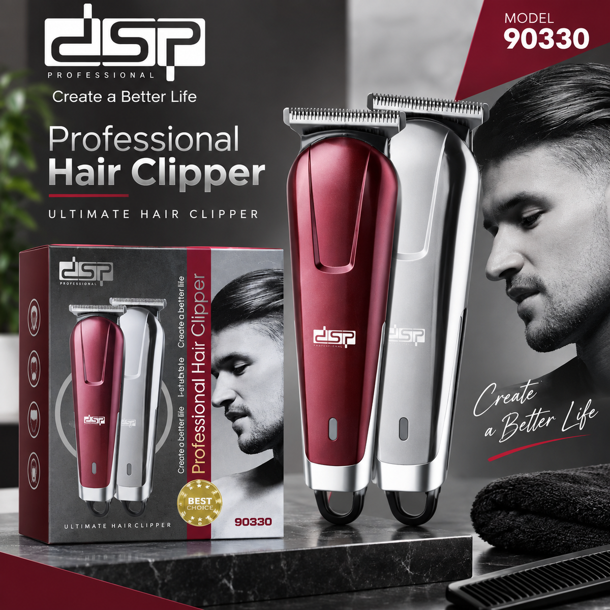 DSP Professional Hair Clipper – 90330