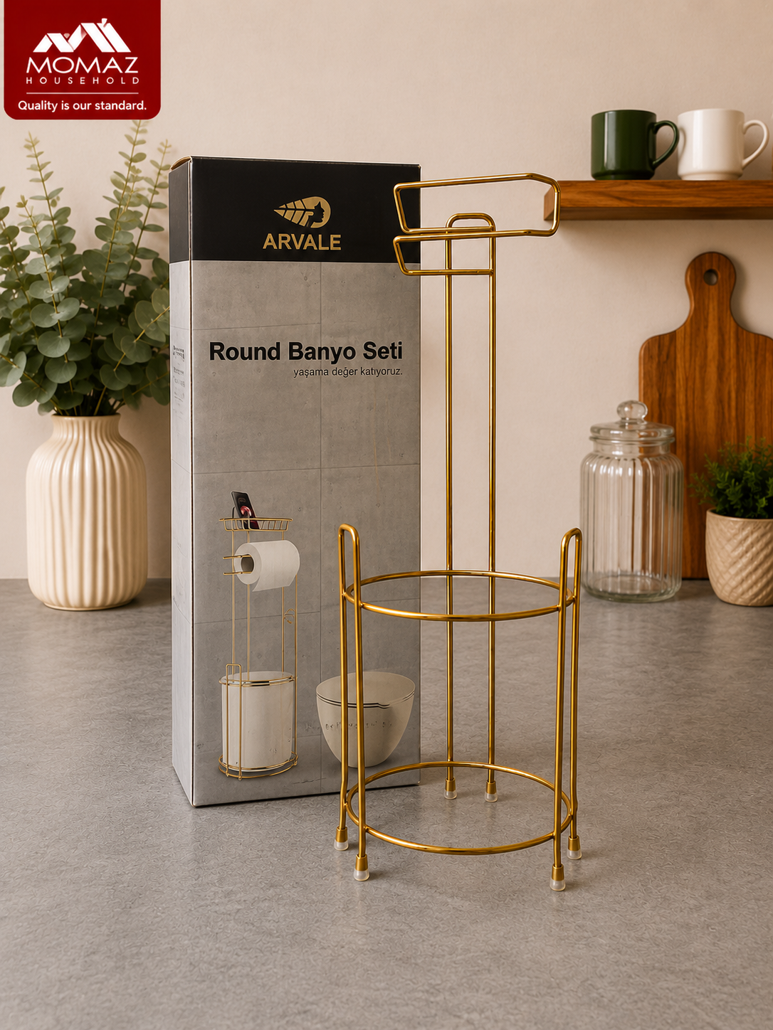 Momaz Luxury Bathroom Stand Set