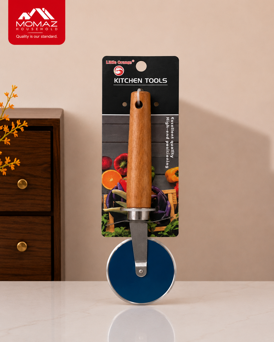 Momaz Stainless Steel Pizza Cutter