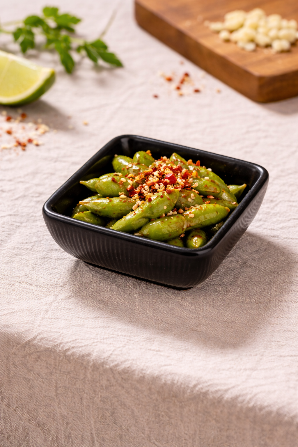 Momaz Aurora Matte Black Melamine Sauce Bowl