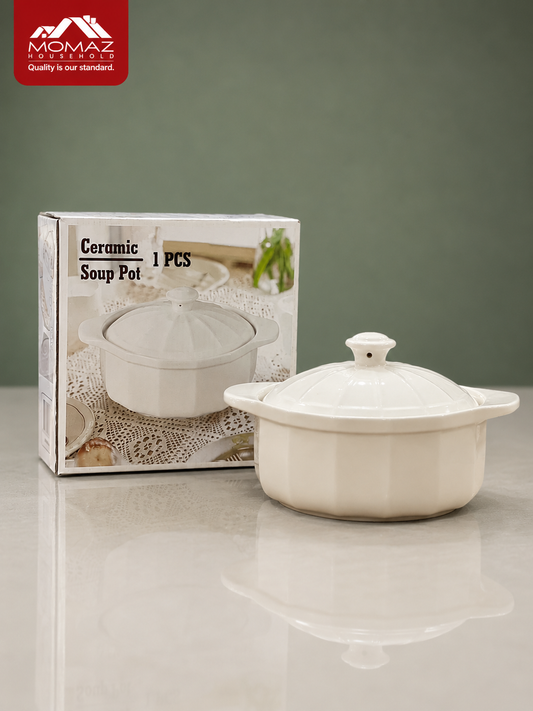 Momaz Ceramic Soup Pot – 18CM