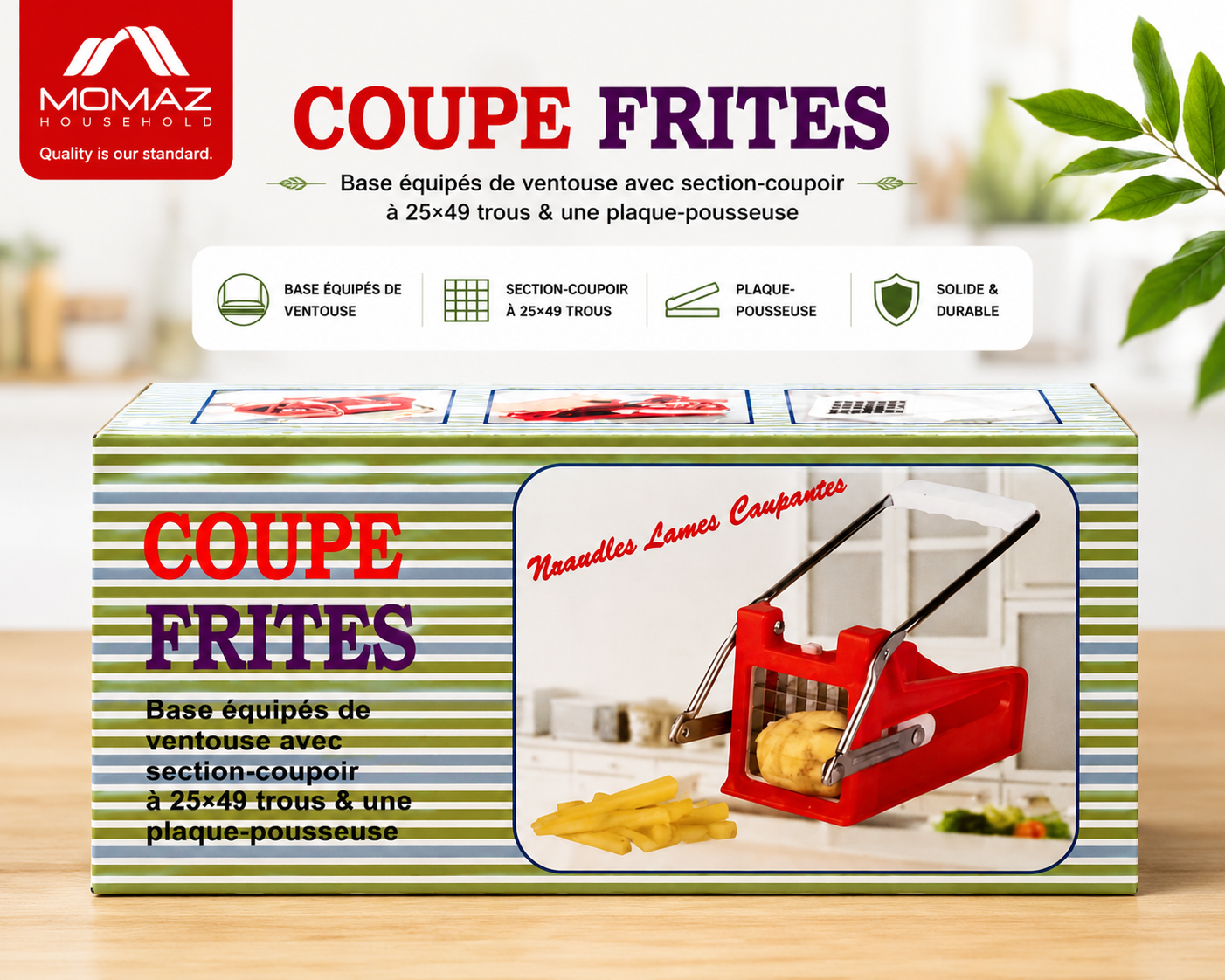 Momaz Italian French Fries Cutter