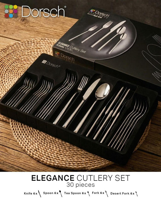 Dorsch Elegance Cutlery Set – 30 Pieces