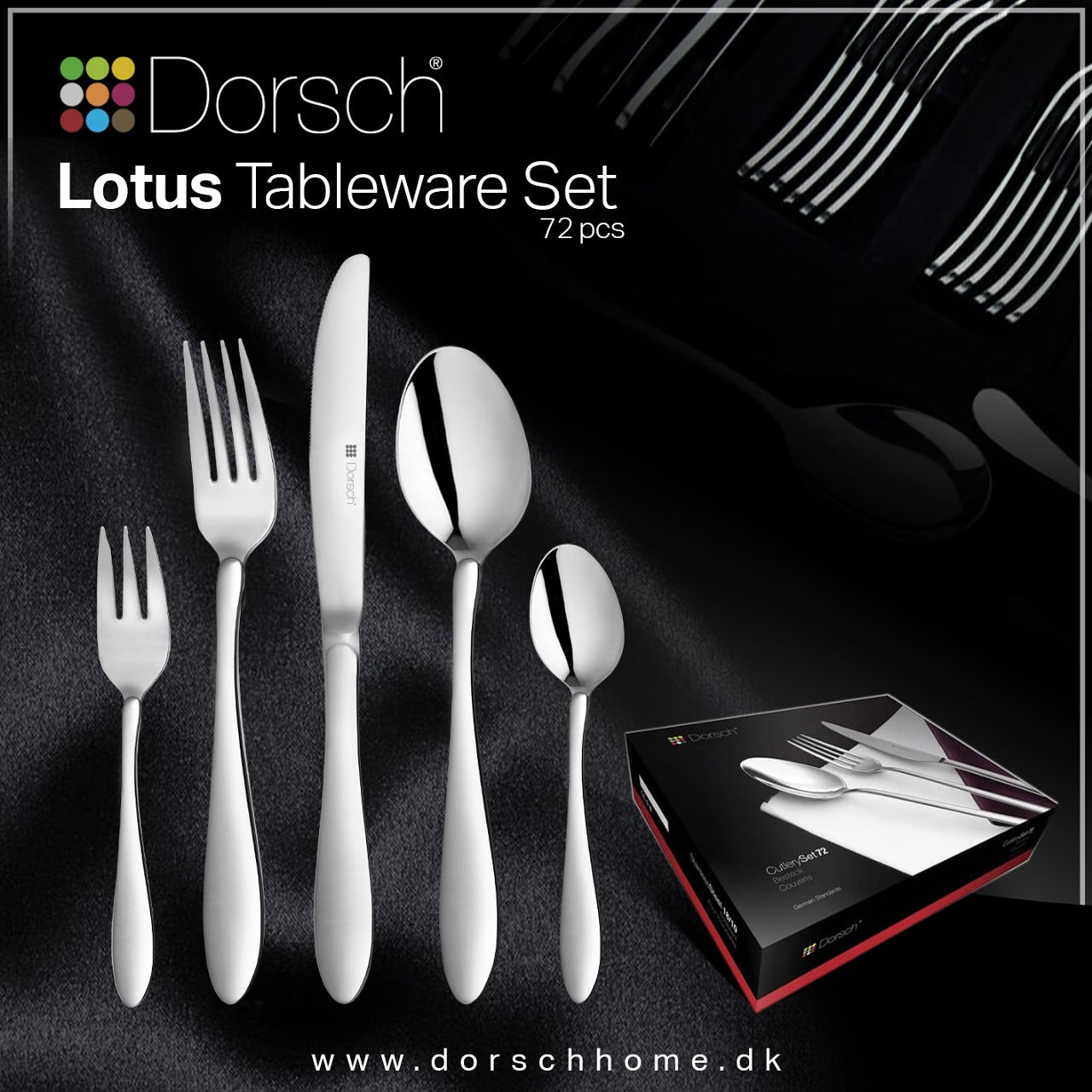 Dorsch Tableware Set – 72 Pcs