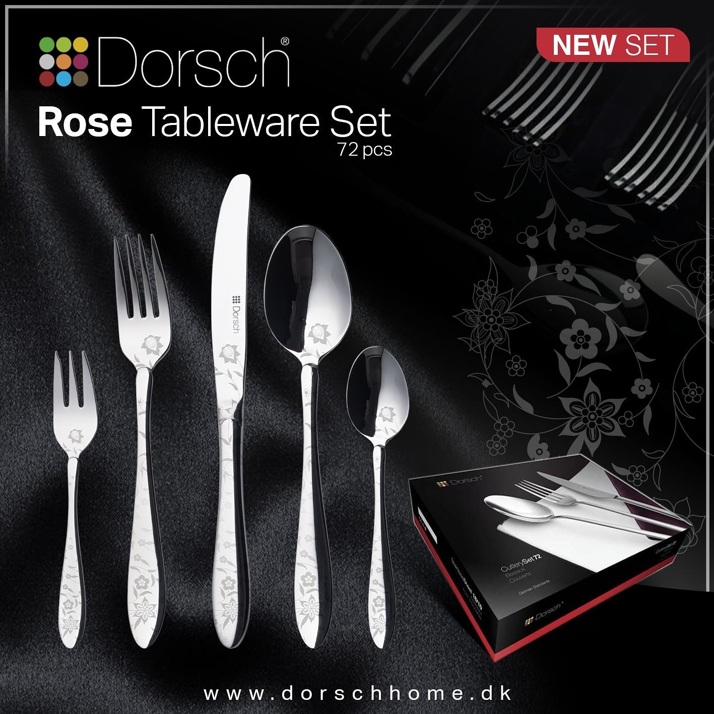 Dorsch Tableware Set – 72 Pcs