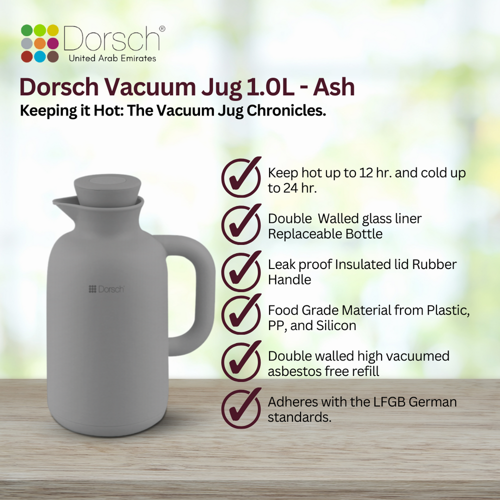 Dorsch Vacuum Jug 1.0L – Ash