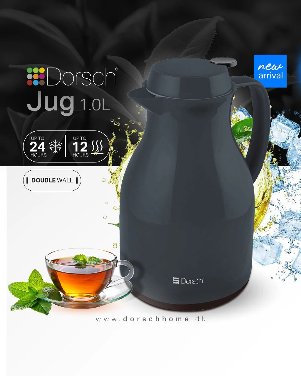 Dorsch Jug 1.0L – Double Wall Vacuum